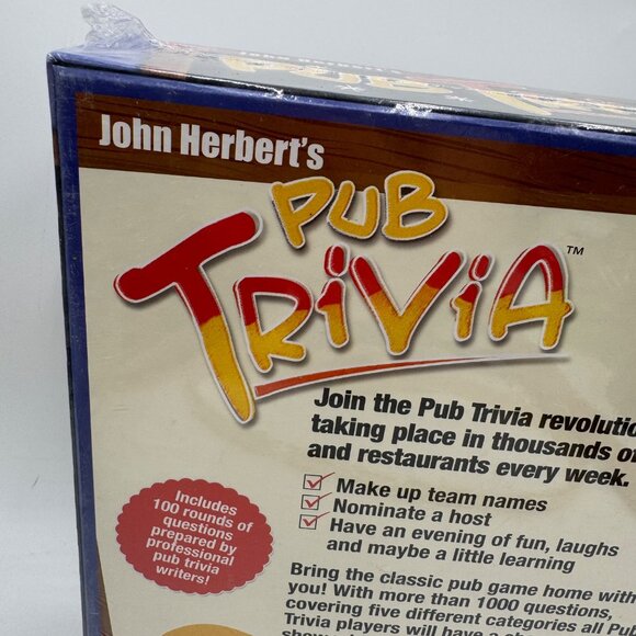Pub Trivia Board Game University Games NWT shrink wrap present gift fun summer c - Picture 7 of 9